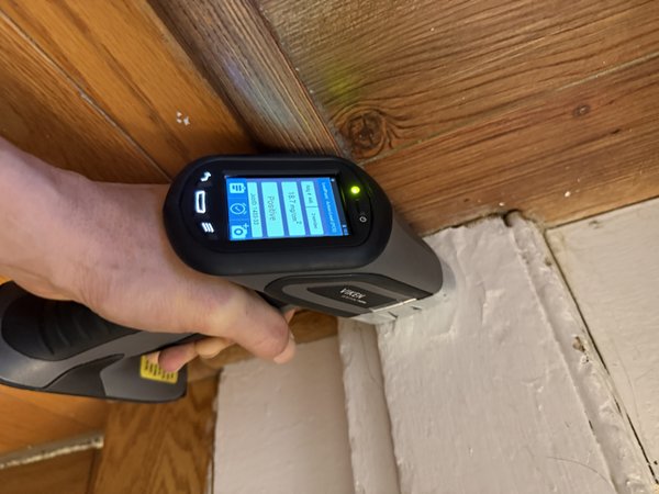 Lead hazard detection high XRF reading door frame