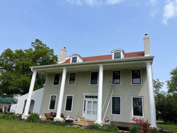 White Colonial Home in Jersey - Professional Home Inspection